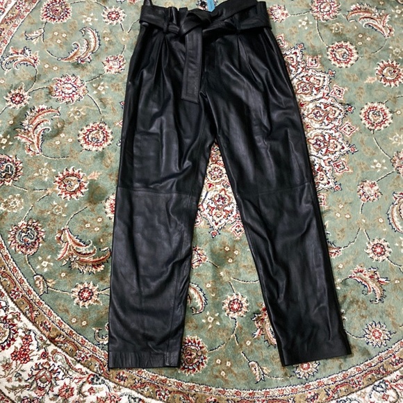 ANTONIO MELANI Pants - Genuine leather pants